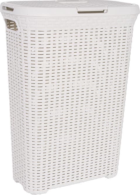 Kosz na bieliznę STYLE 40L kremowy