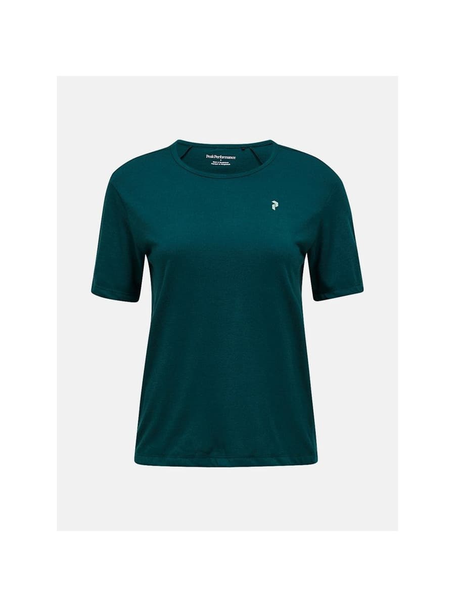 Koszulka Damska Peak Performance W Wool-Blend Shortsleeve Zielony