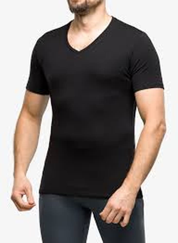 Koszulka Icebreaker Anatomica S/S V Męska Czarna Rozmiar XXL