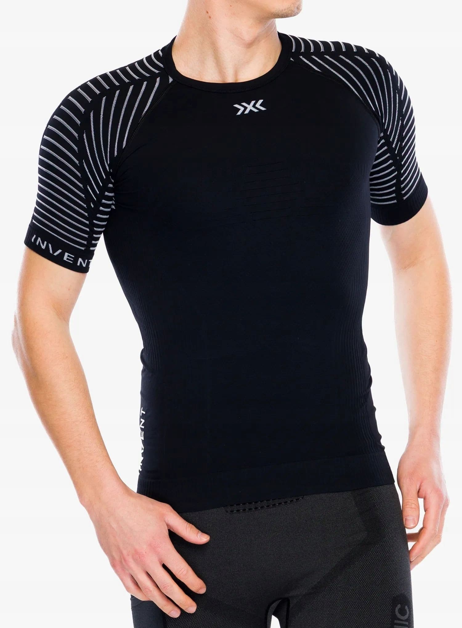 Koszulka szybkoschnąca X-Bionic Invent 4.0 LT - opal black/arctic white, rozmiar s
