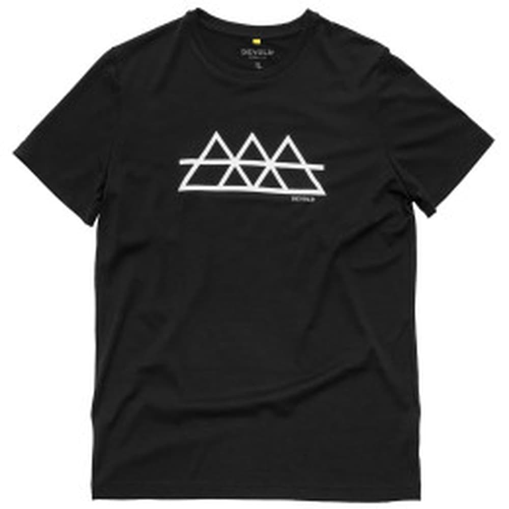Koszulka z nadrukiem Devold Classic Triple Tee - black, rozmiar L