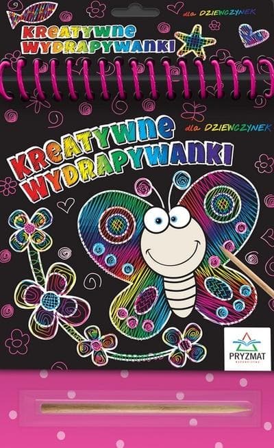 Kreatywne wydrapywanki dla dziewczynek. Zabawka dla dzieci