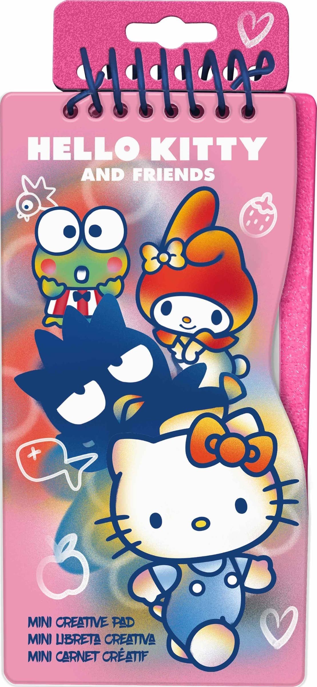 Kreatywny zestaw z naklejkami i szablonami Hello Kitty