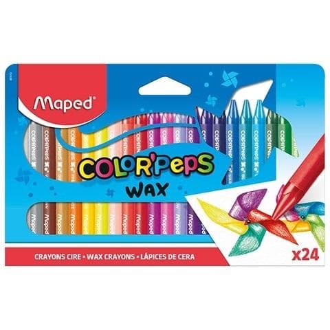 Kredki świecowe Maped Color'Peps 24 kolory