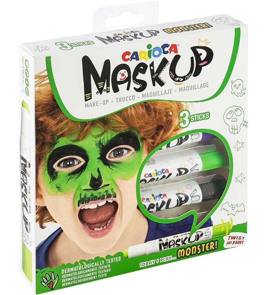 Kredki do twarzy Monster 3kol CARIOCA