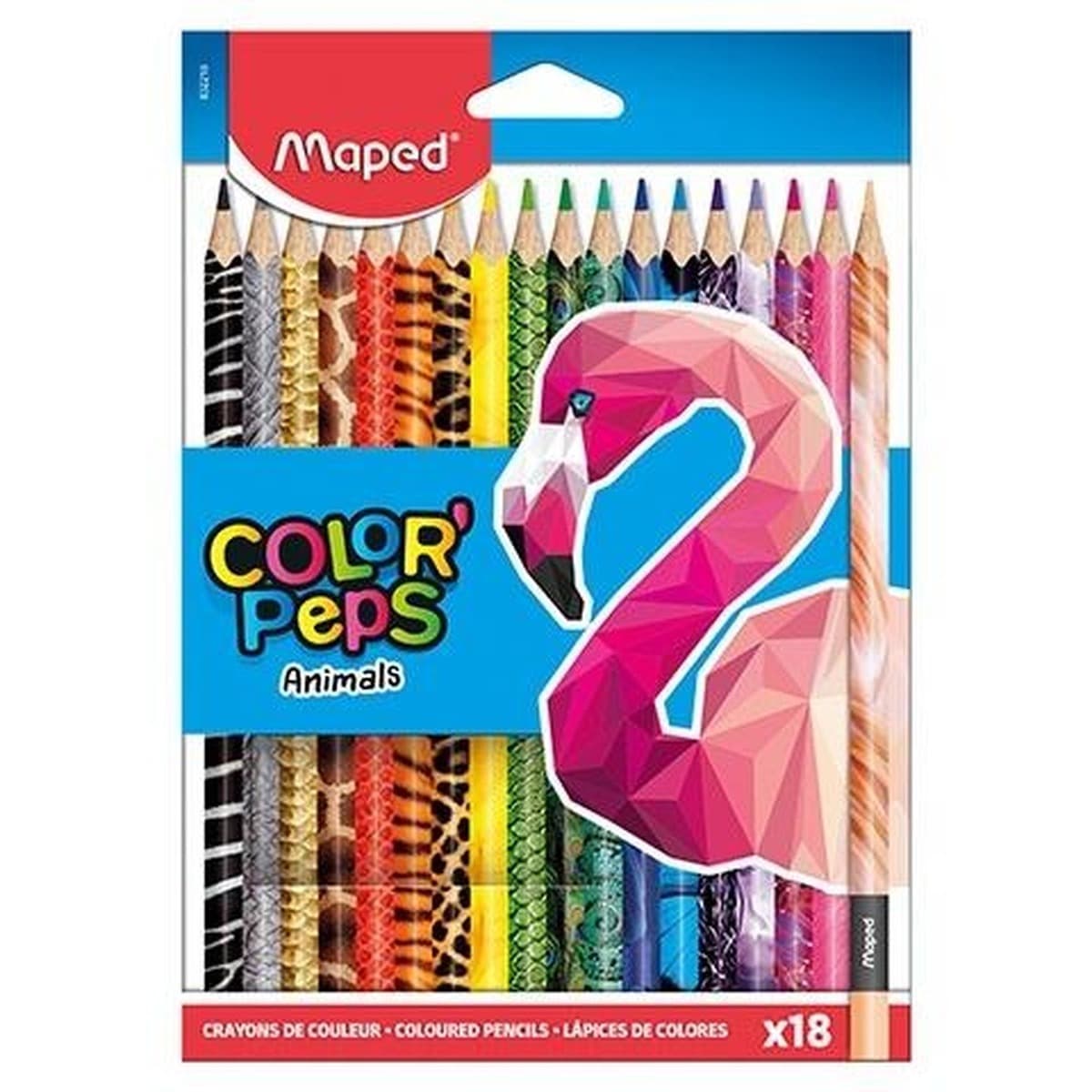 Kredki Maped Colorpeps Animals 18 kolorów