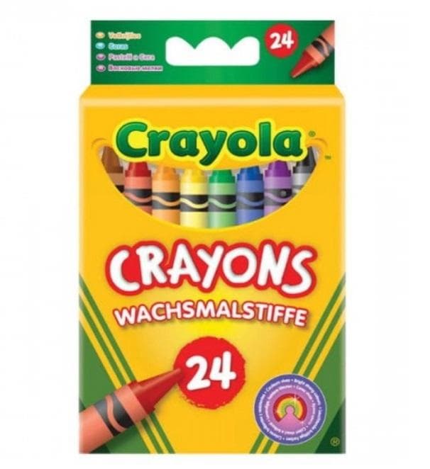 Kredki świecowe Crayola zmywalne 24 kolory