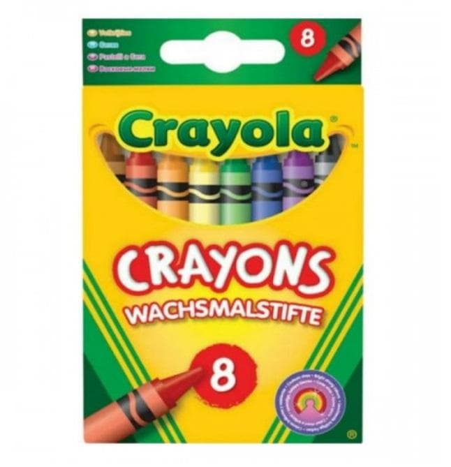 Kredki świecowe Crayola zmywalne 8 kolorów