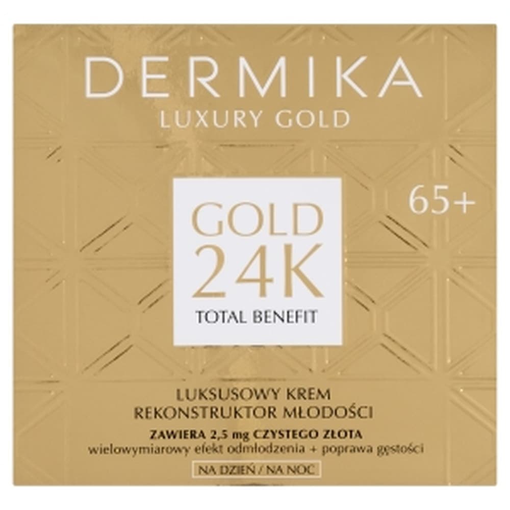 Dermika Luxury Gold 24K 65+ Krem do twarzy 50 ml