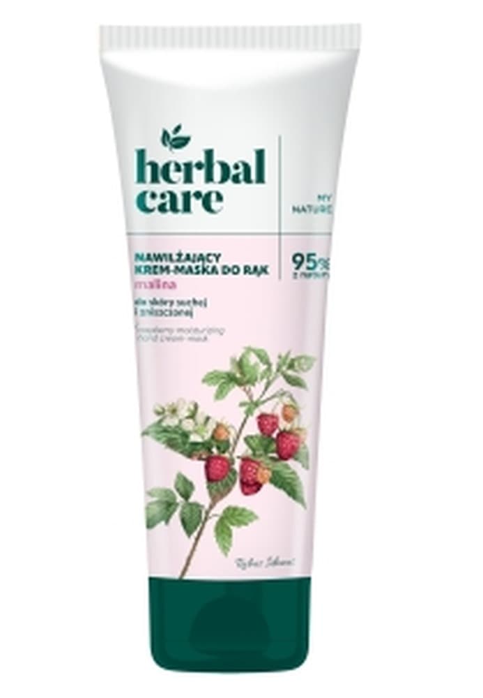 Herbal Care Krem maska do rąk Malinowy 100 ml