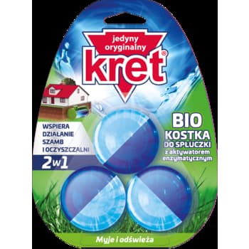 Kret Kostka do WC Bio 3 x 50 g