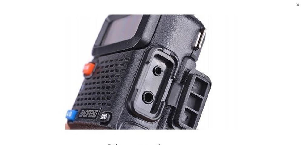 Krótkofalówka Baofeng UV-5R HTQ z baterią 3800mAh i USB-C