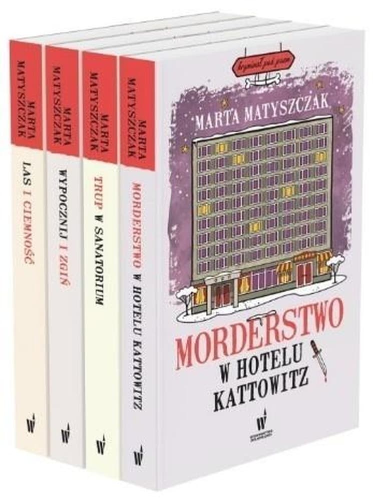 Kryminał pod psem Tomy 5-8 - Marta Matyszczak, powieść kryminalna
