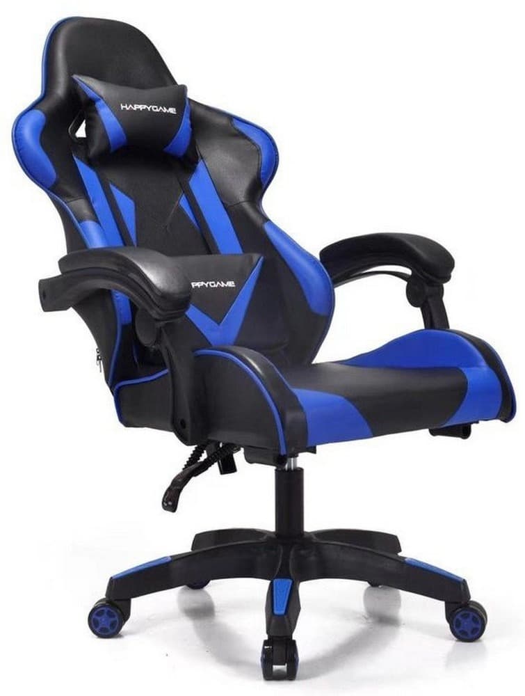 Krzesło gamingowe HappyGame model 7911 kolor niebieski