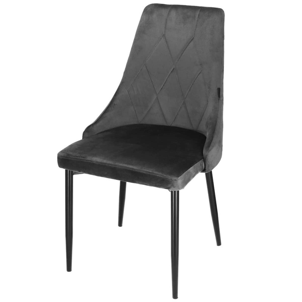 Krzesło jadalniane szare HF0031 45x50x90