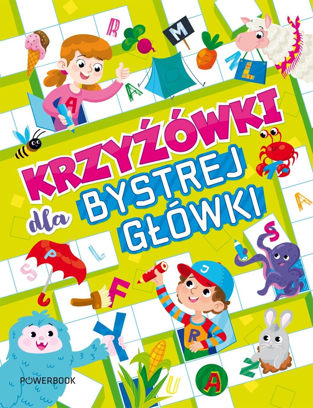Krzyżówki dla Bystrej Główki - Książka dla Dzieci i Młodzieży