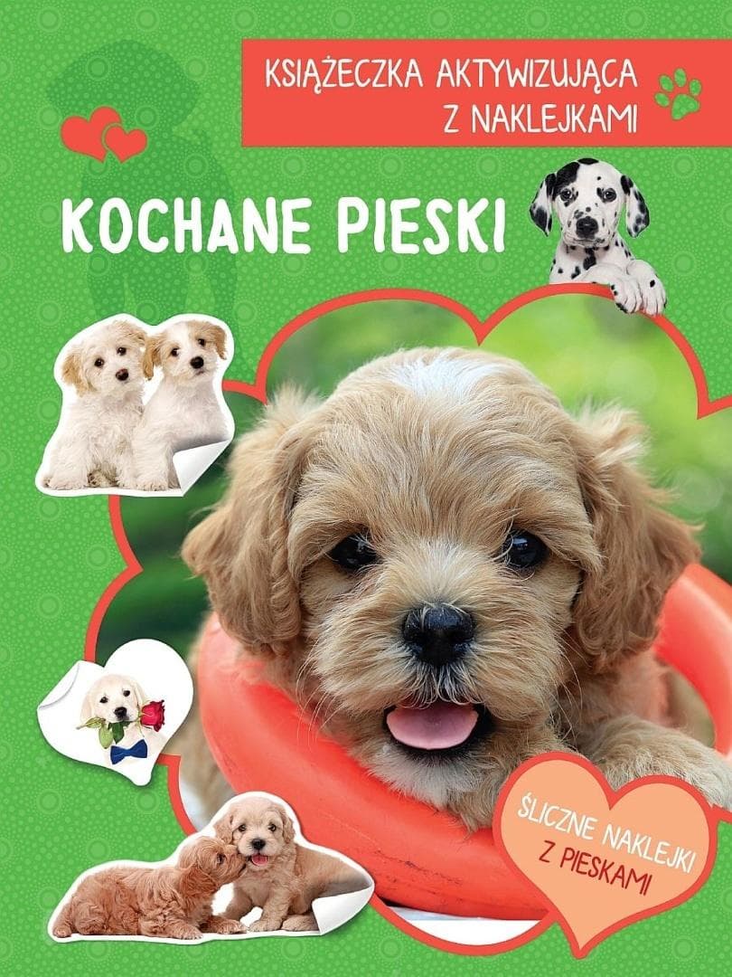 Książeczka Aktywizująca Kochane Pieski z Naklejkami