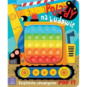 Książeczka dla dzieci sensoryczna Pop It Aksjomat