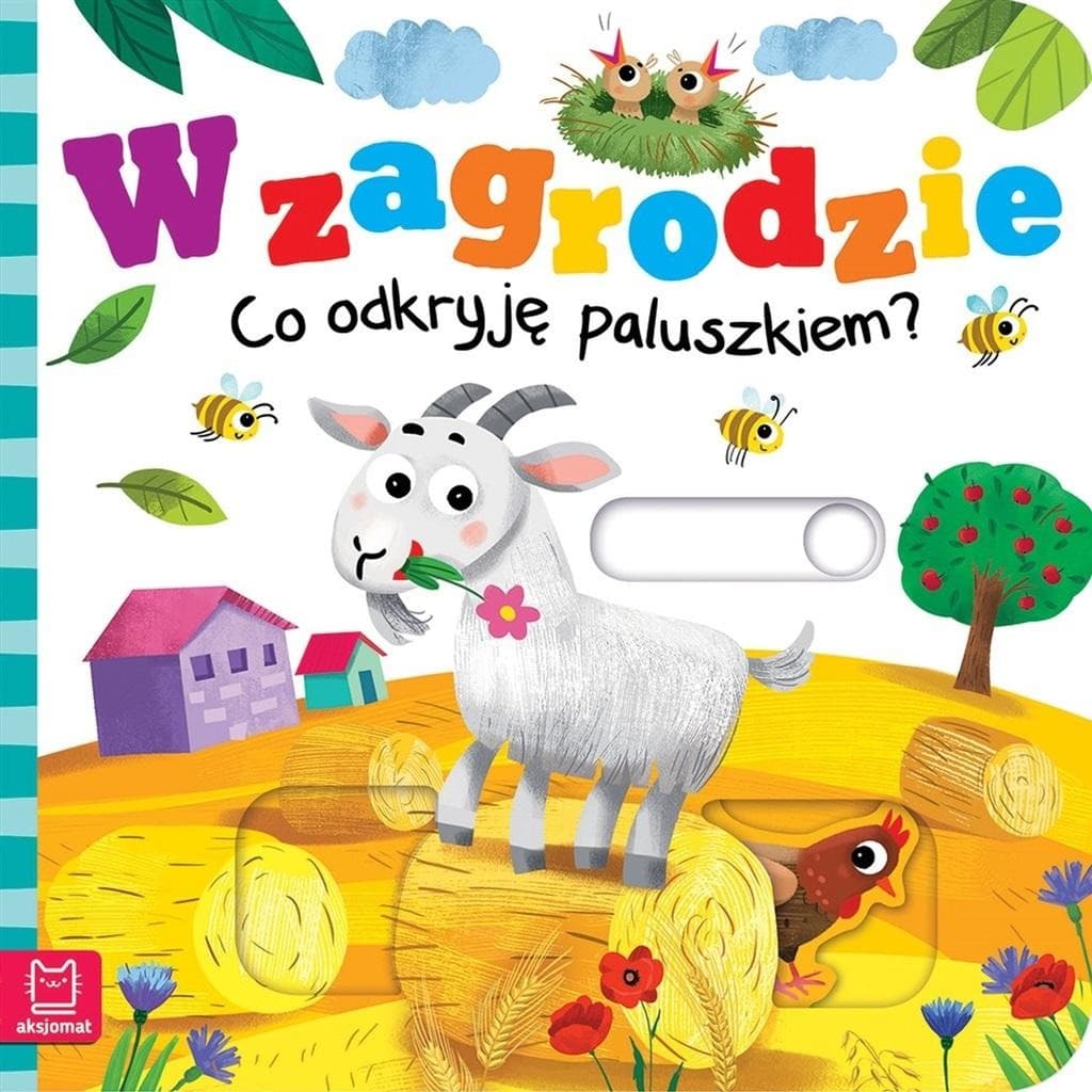 Książeczka dla dzieci sensoryczna W zagrodzie Aksjomat