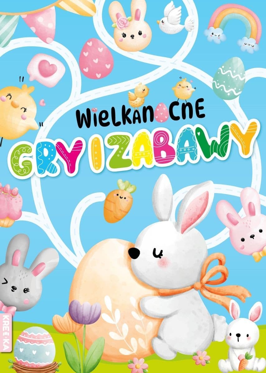 Książeczka dla dzieci Wielkanocne gry i zabawy