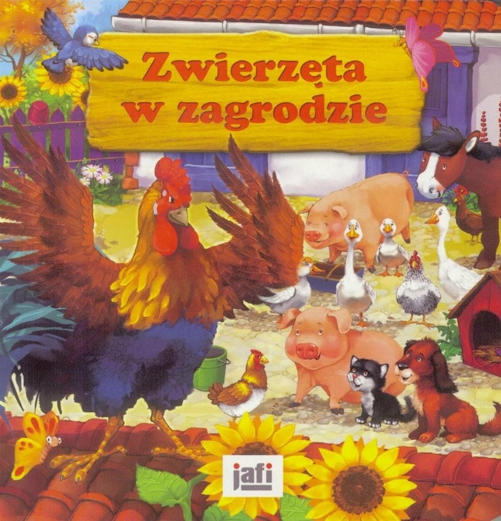 Książeczka dla dzieci Zwierzęta w zagrodzie