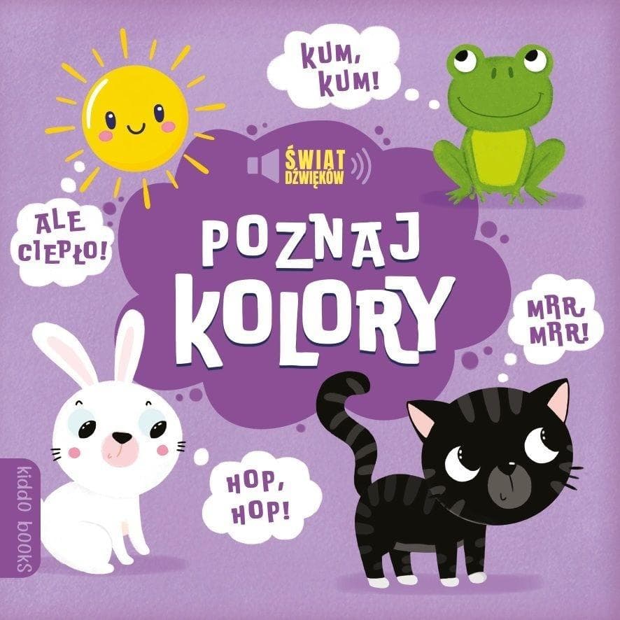 Książeczka dla dzieci Poznawanie kolorów