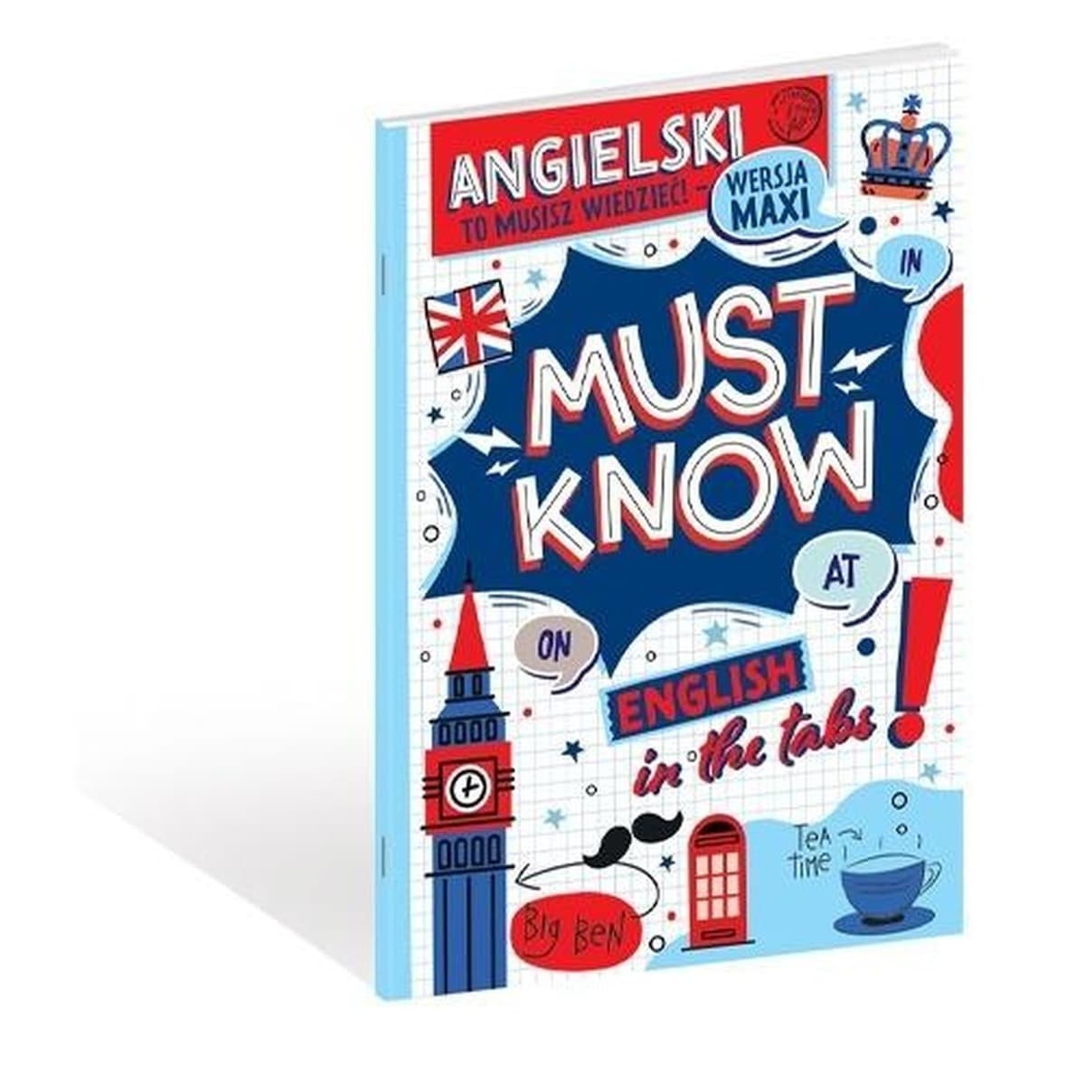 Książeczka Must Know Angielski dla dzieci A4 Nauka przez zabawę