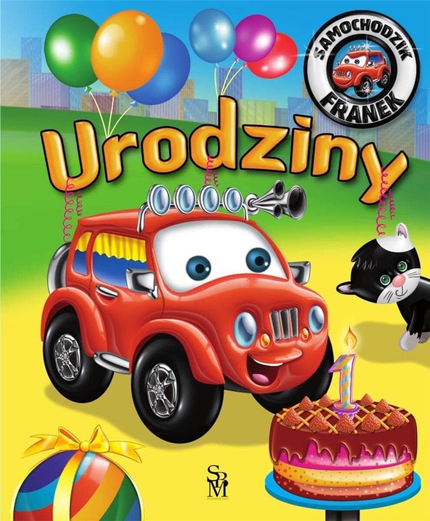 Książeczka o samochodziku Franku: Urodzinowa