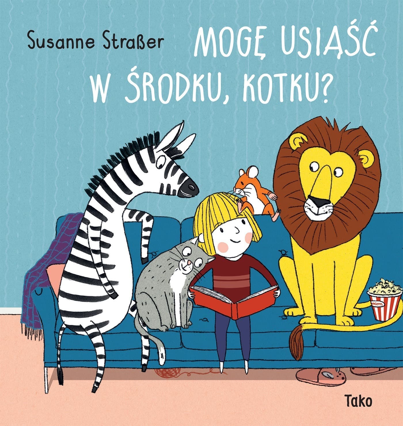 Książka dla dzieci 'Mogę usiąść w środku, kotku?' Susanne Strasser