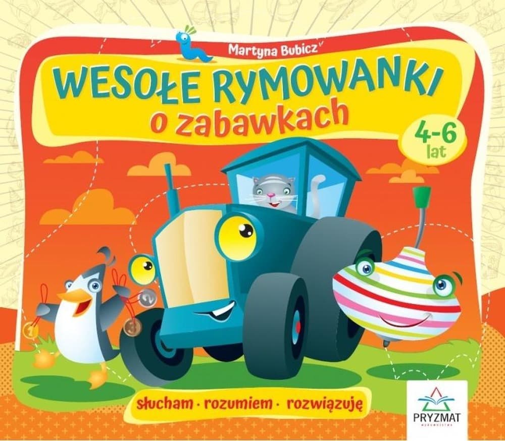 Książka dla dzieci Wesołe rymowanki o zabawkach - edukacyjna 4-6 lat