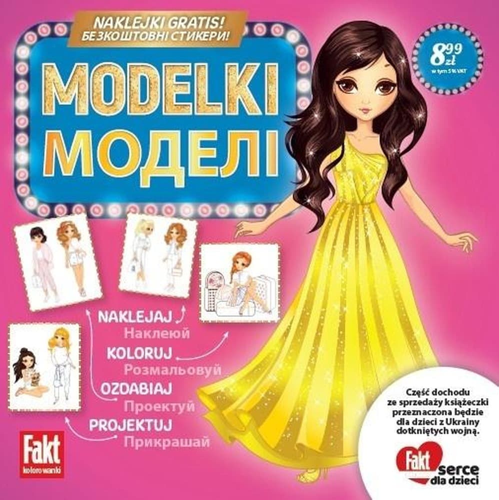 Książka do kolorowania Modelki