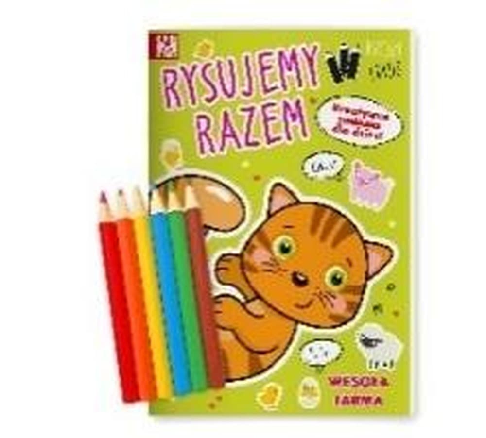 Książka do Rysowania Rysujemy Razem z Kredkami