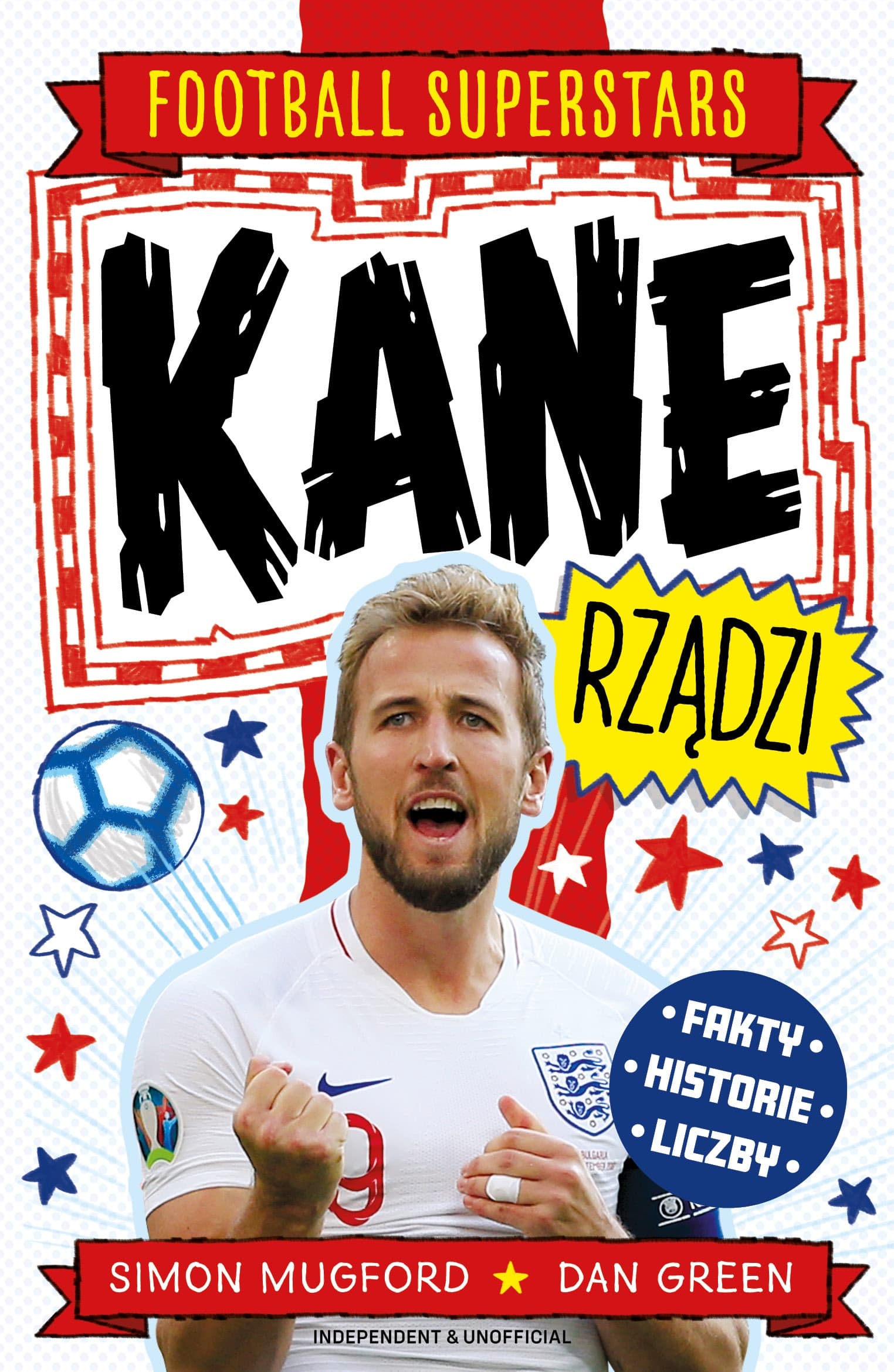 Książka Football Superstars Kane 9788384351017