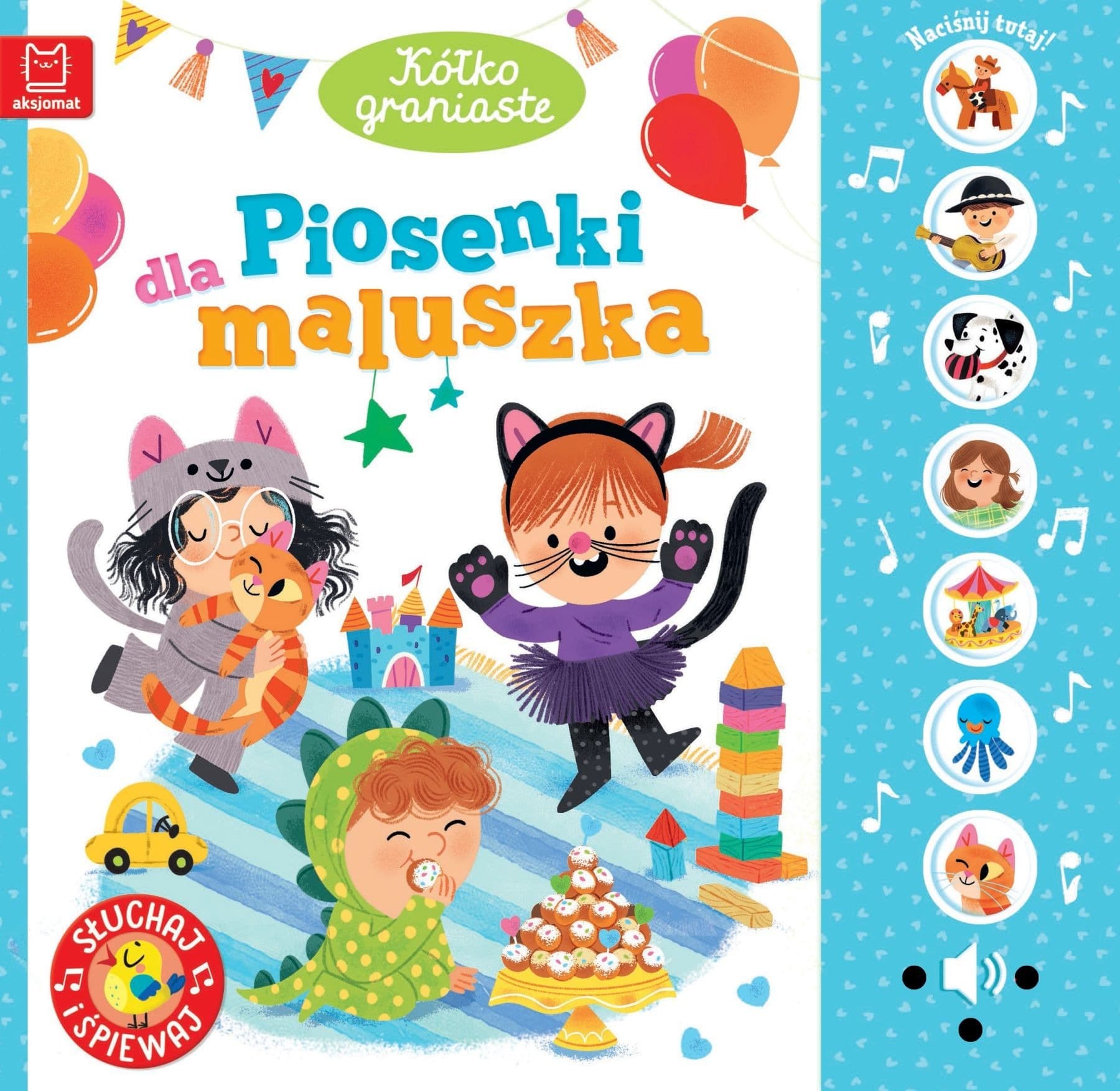 Książka z piosenkami dla dzieci Kółko graniaste