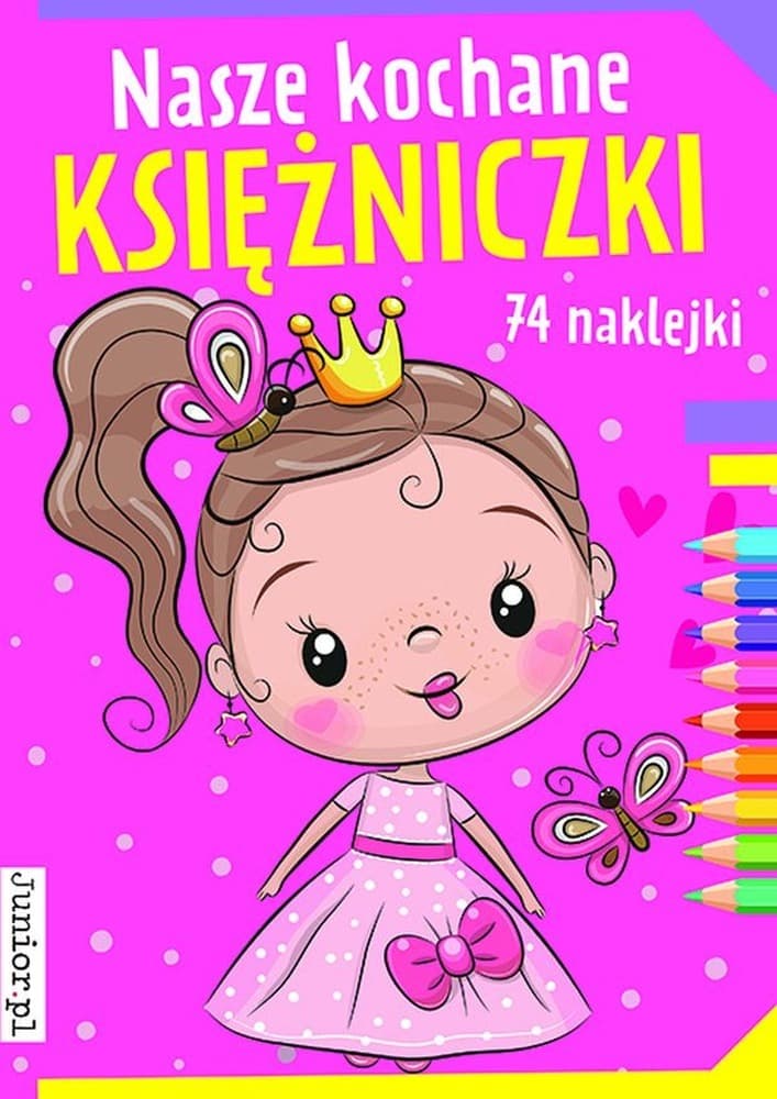 Księżniczki. Kolorowanka dla dzieci