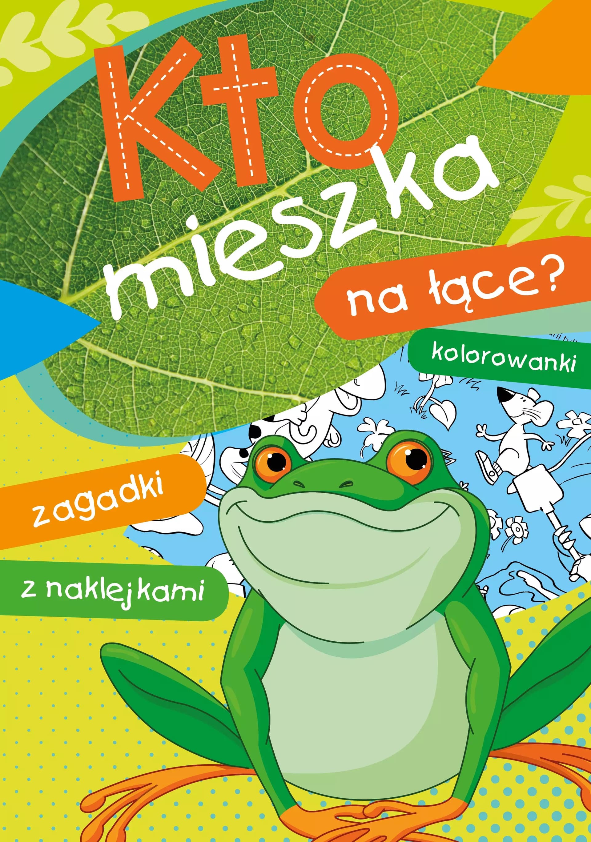 Książka edukacyjna Kto mieszka na łące? 20x28,5 cm