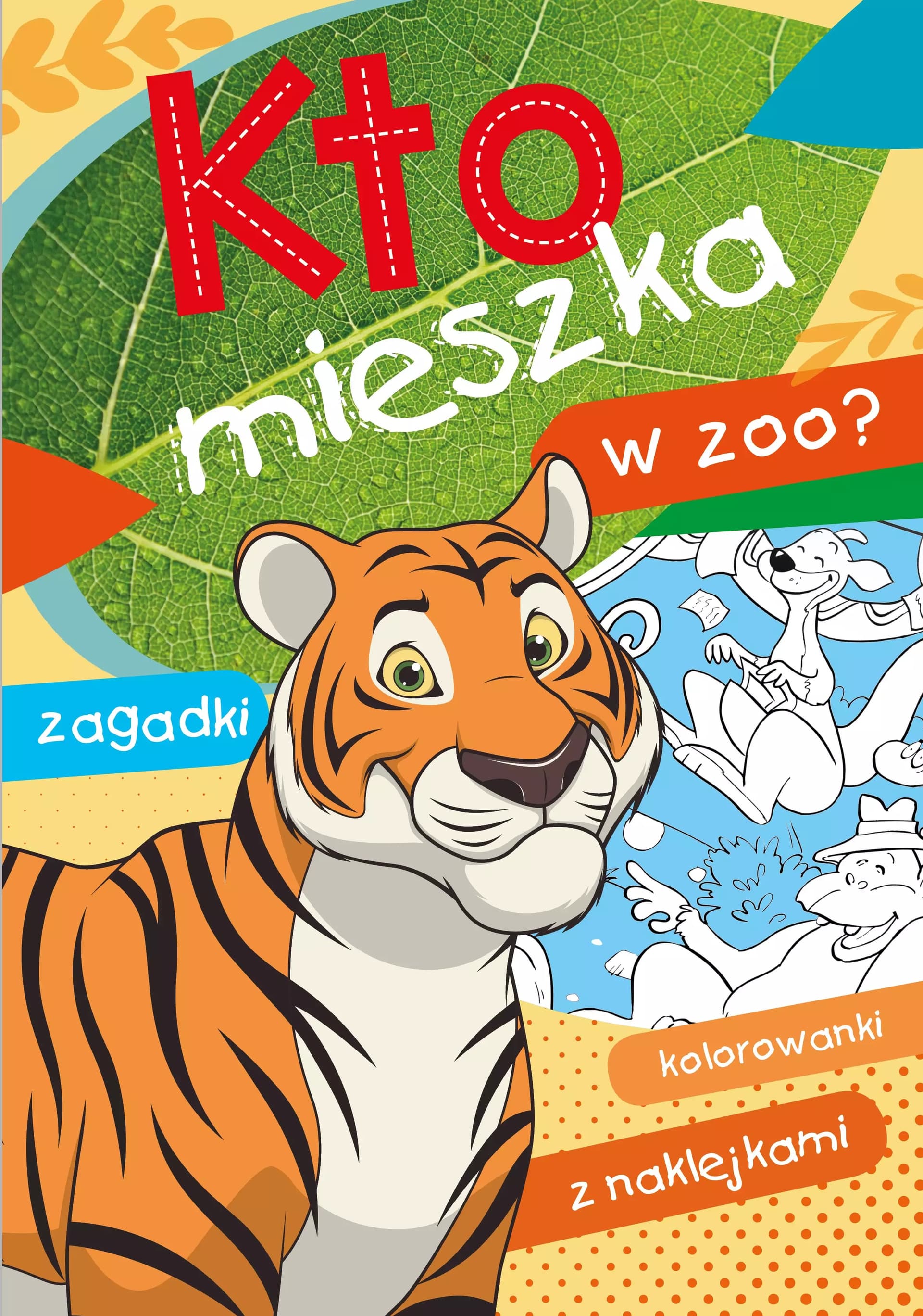 Książka edukacyjna Kto mieszka w zoo?
