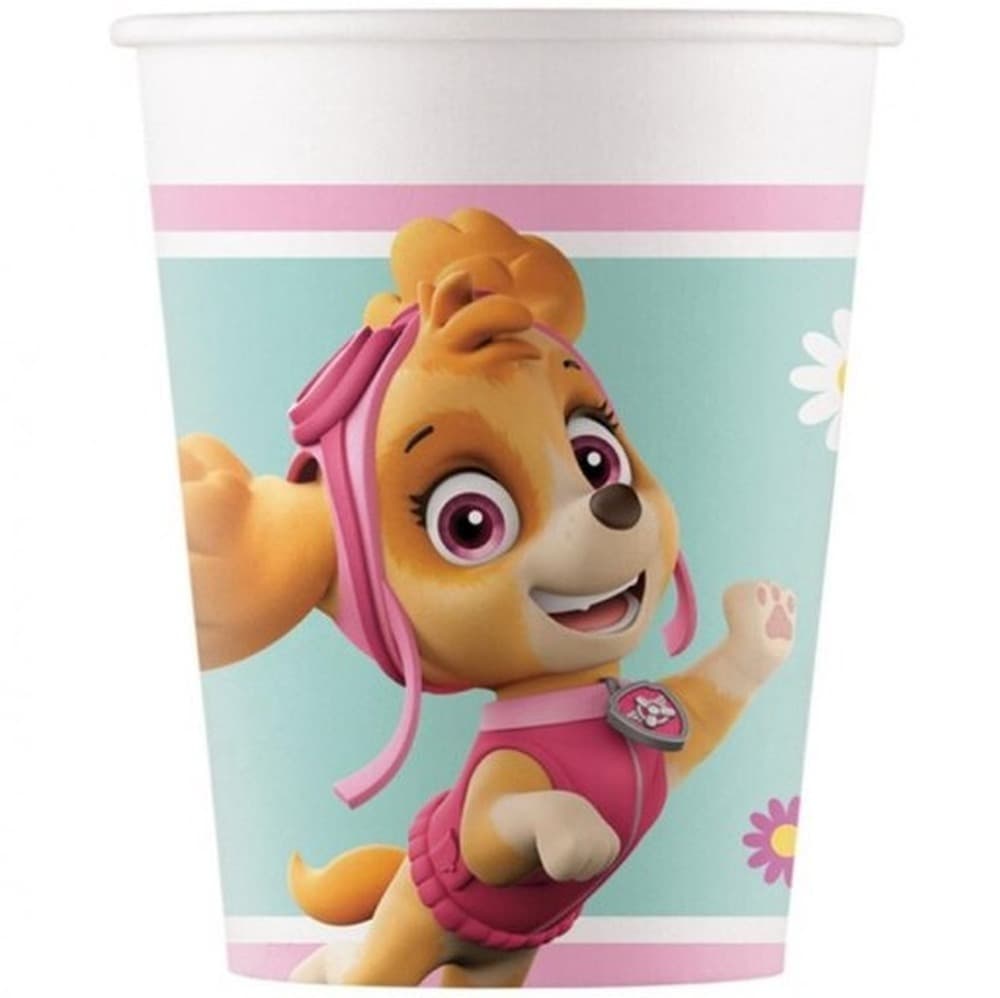 Kubeczki papierowe Paw Patrol Skye & Everest 200ml 8szt.