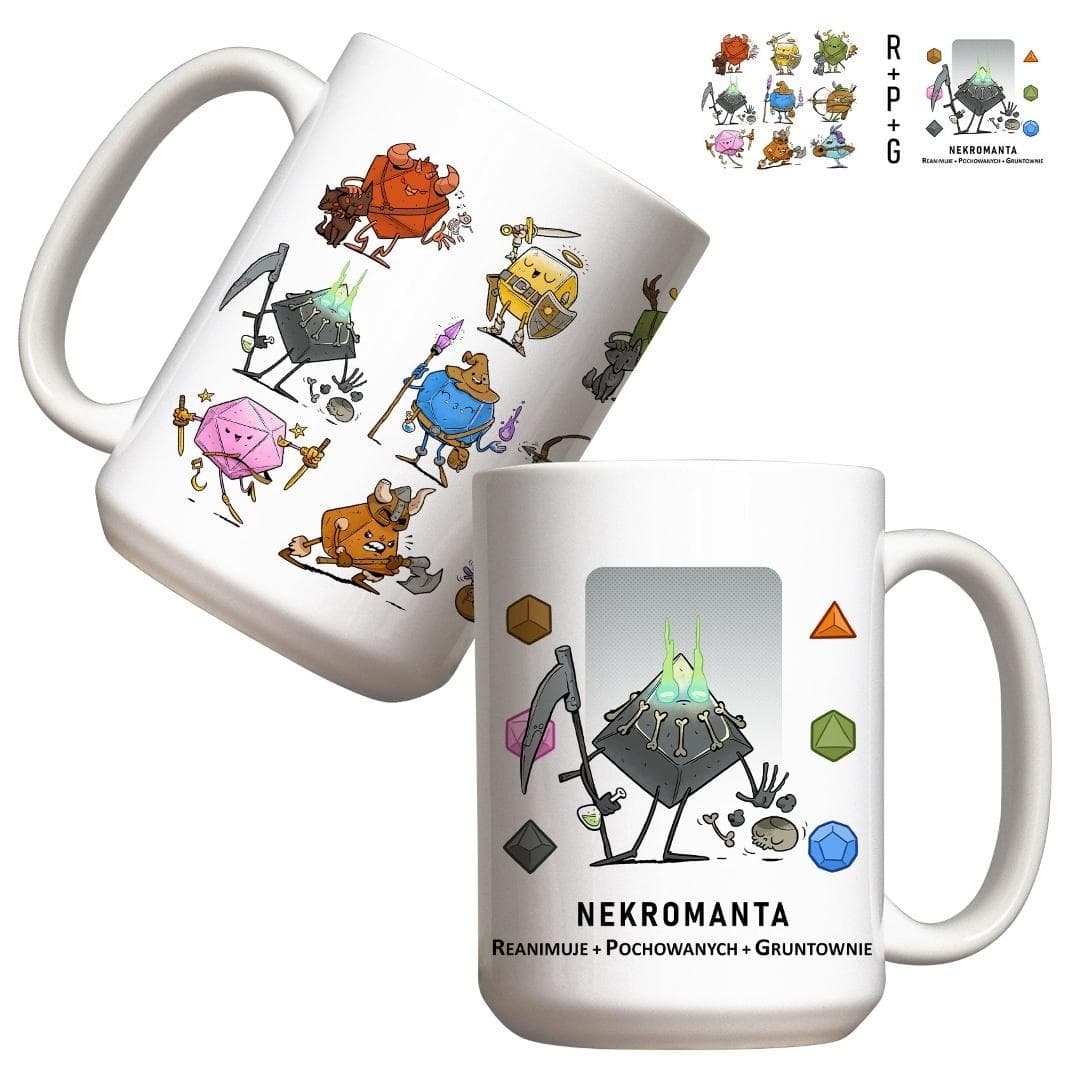 Kubek RPG Nekromanta 440 ml Ceramiczny