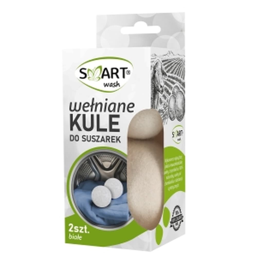 Smart WA Białe Kule do Prania Suszu i Wełny