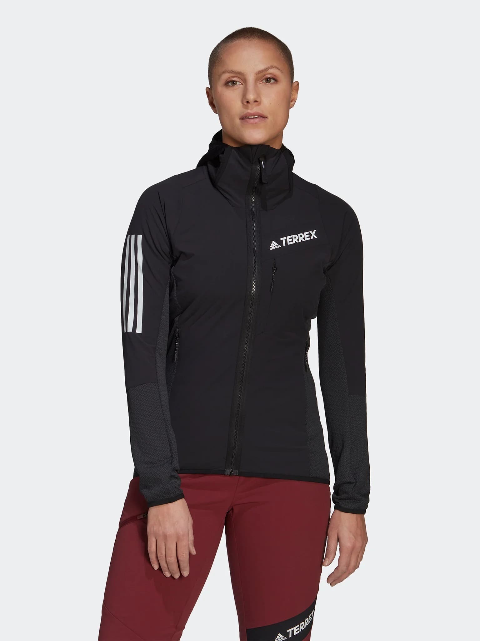 Kurtka damska adidas TERREX Techrock RAIN.RDY Anorak - czarna