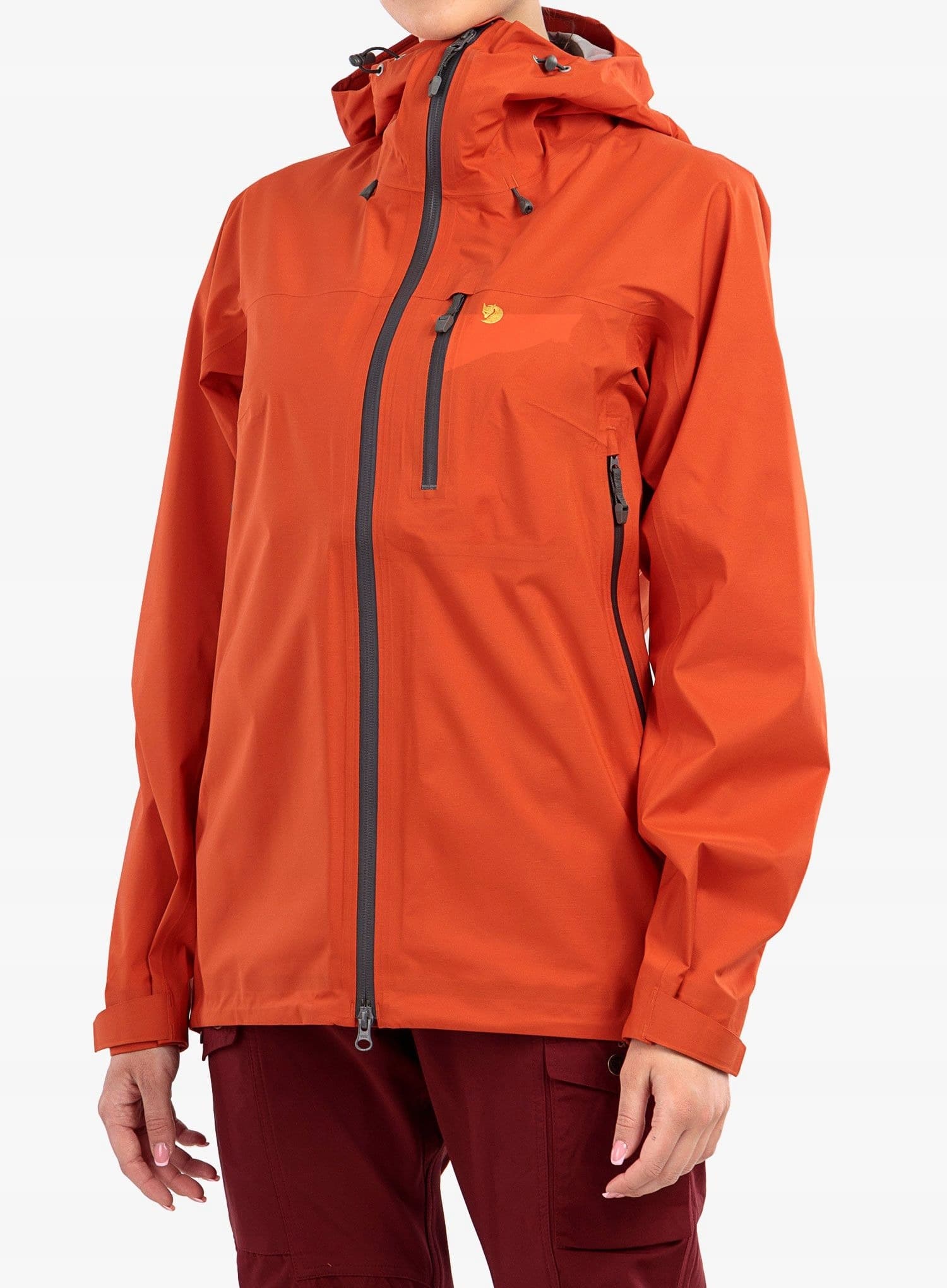 Kurtka damska Fjallraven Bergtagen Lite Eco-Shell Jacket - h.orange
