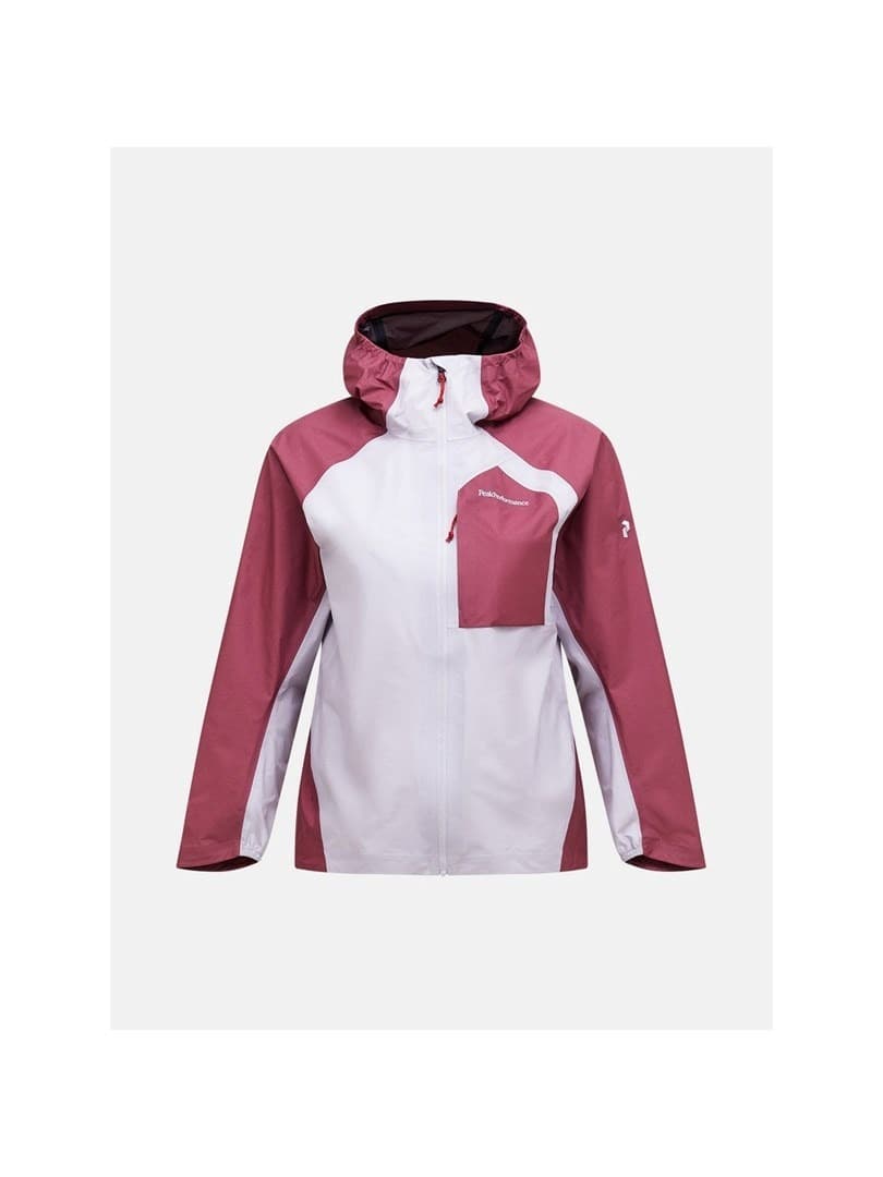 Kurtka damska PEAK PERFORMANCE W Trail Hipe 3L Shell Jacket, szara, rozmiar S