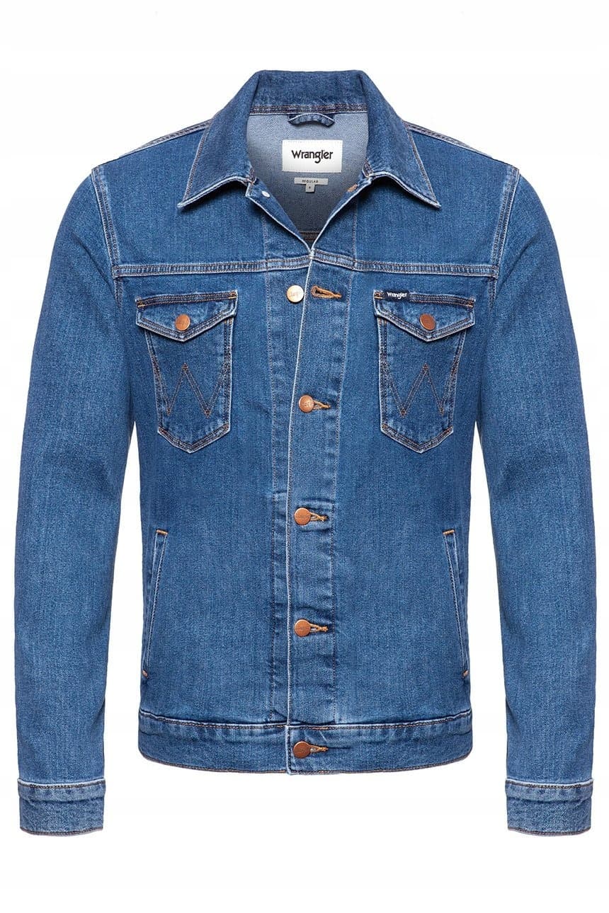 BLUE SEVEN Kurtka męska jeansowa L niebieska