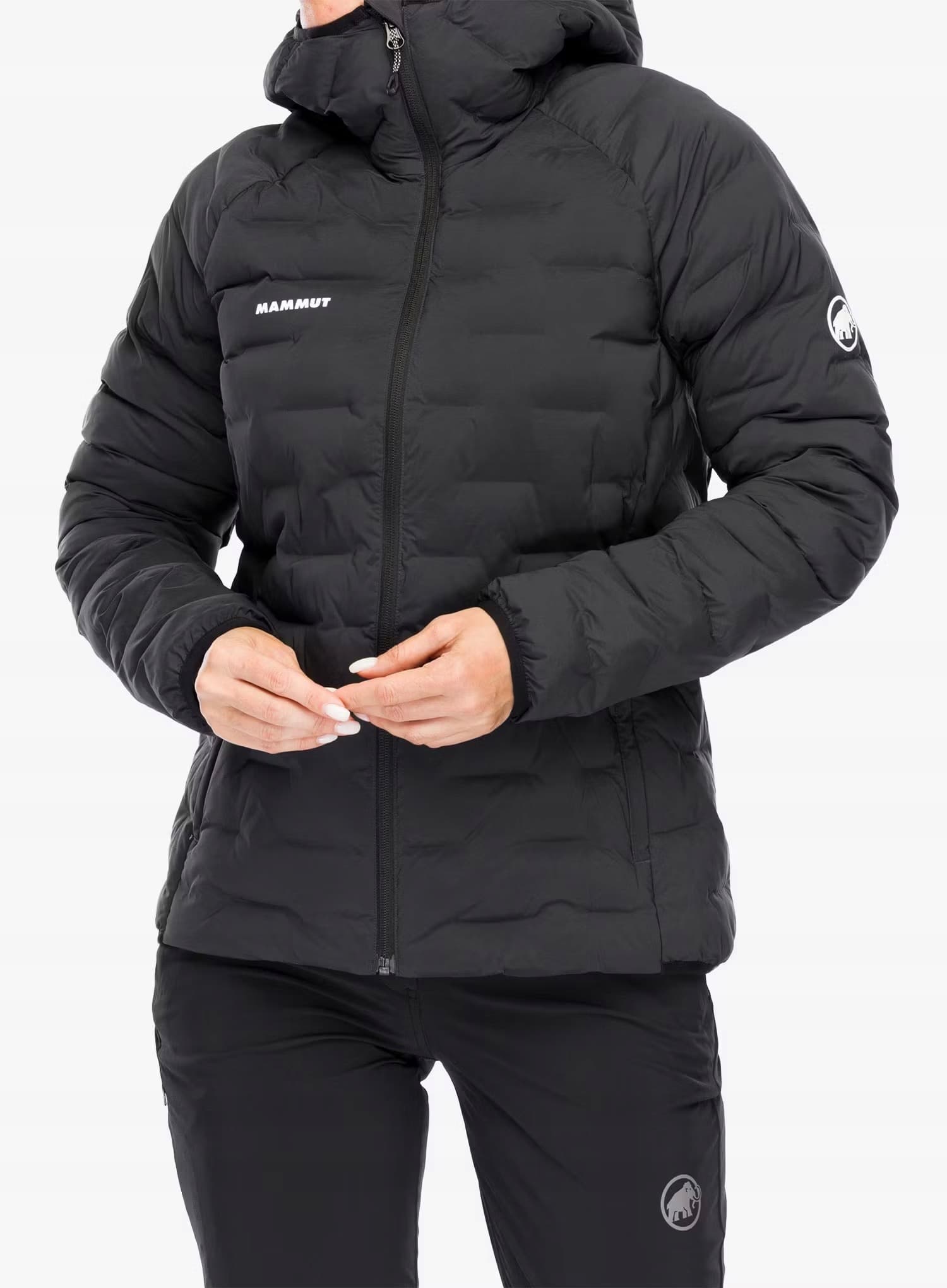 Kurtka ocieplana damska Mammut Sender IN Hooded Jacket - black