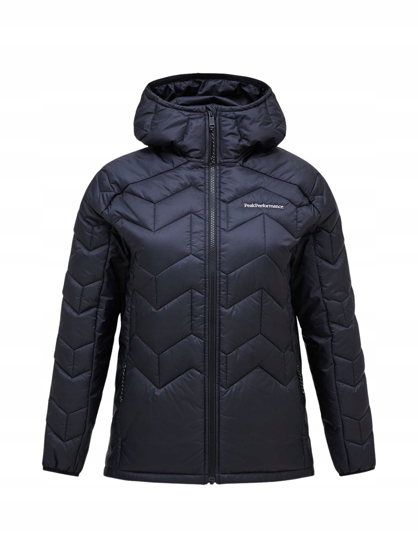 Kurtka ocieplana damska Peak Performance Elevate Liner Hood - czarna