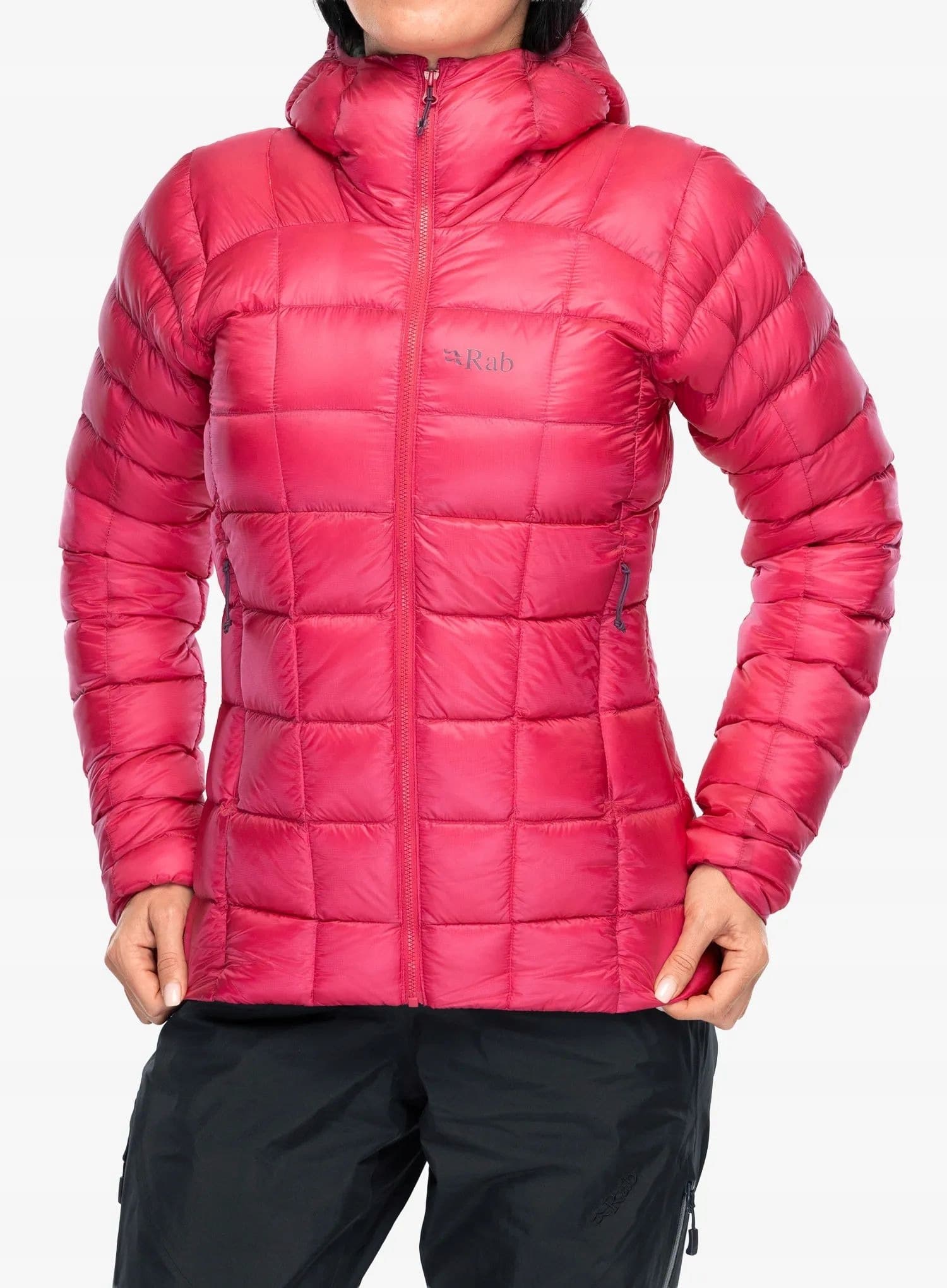 Kurtka puchowa damska Rab Mythic Alpine Jacket - watermelon, rozmiar M