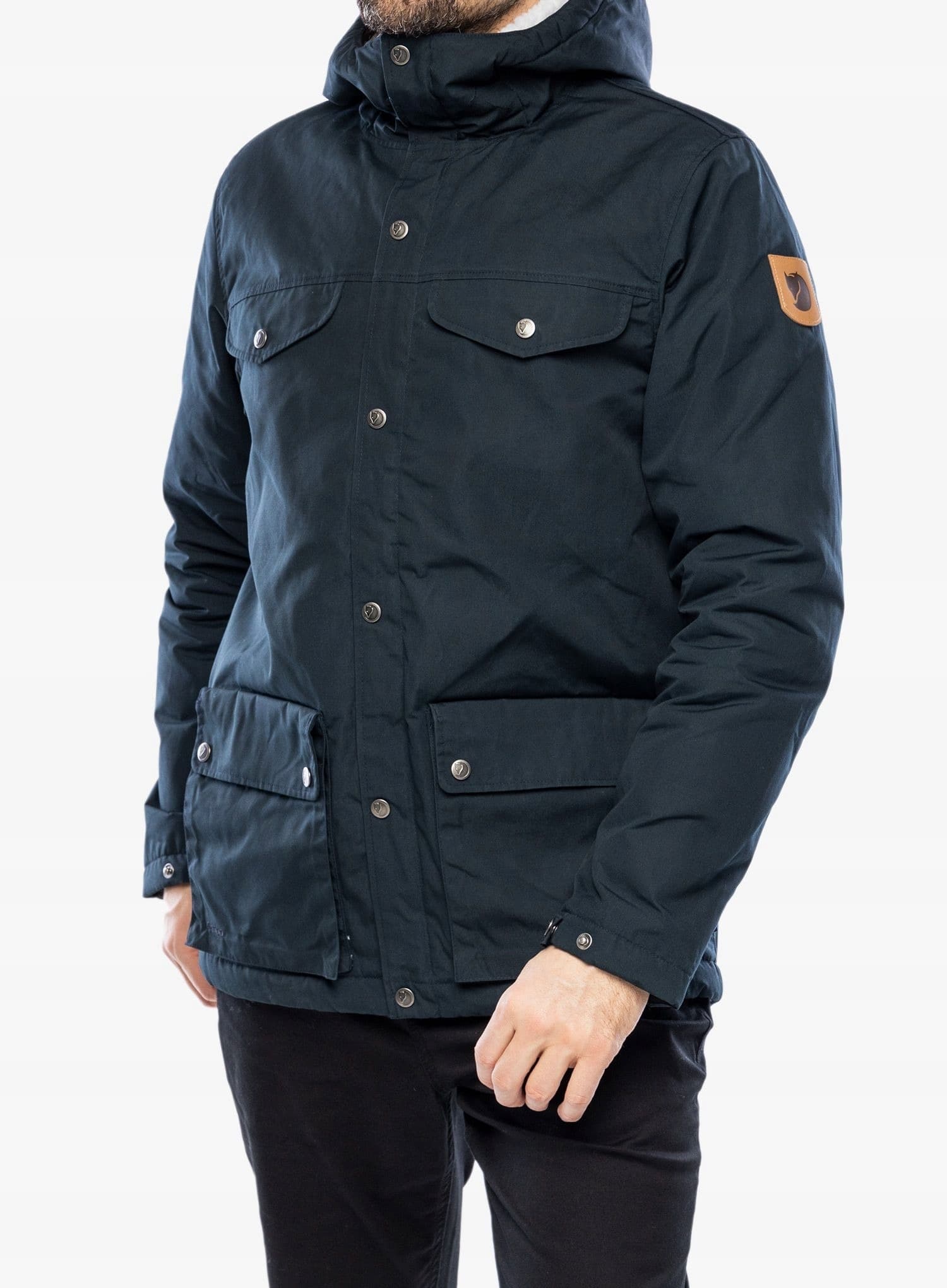 Kurtka puchowa Fjallraven Greenland No. 1 granatowa