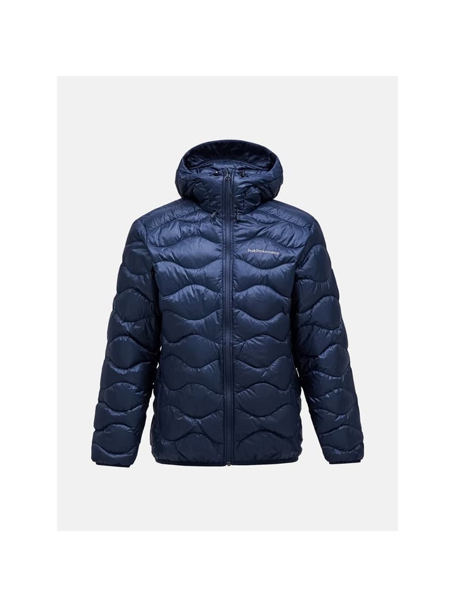 Kurtka puchowa męska PEAK PERFORMANCE Helium Down Hood Jacket Men niebieski