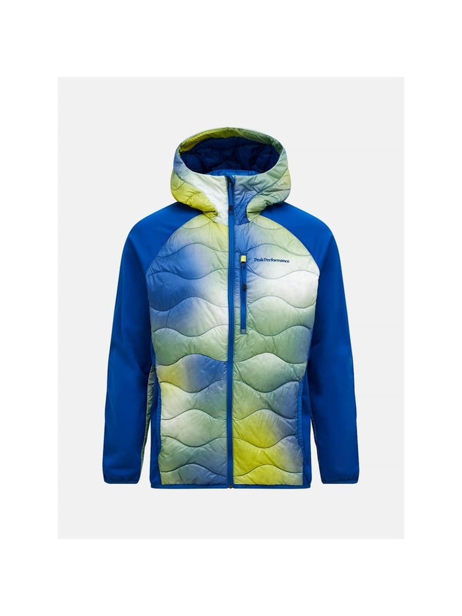 Kurtka puchowa męska PEAK PERFORMANCE M Helium Aop Down Hybrid Hood, multikolor, rozmiar L